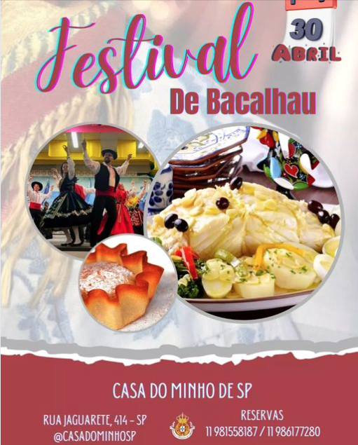 FESTIVAL DE BACALHAU da Casa do Minho de São Paulo.